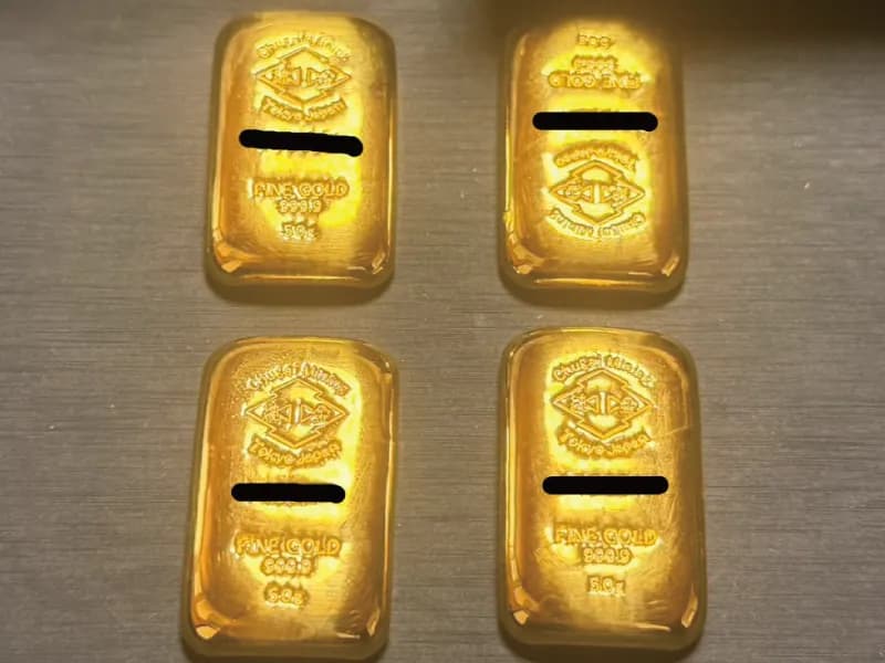 純金インゴット 50g 4本
