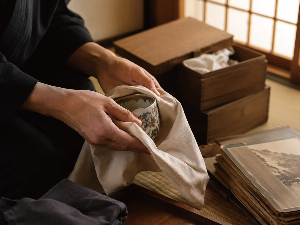 遺品整理の様子