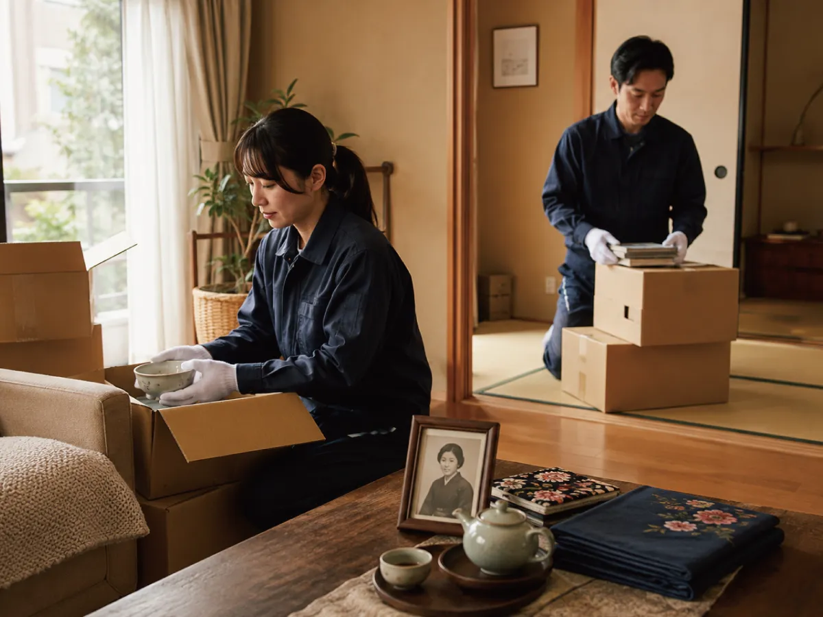 遺品整理の作業事例